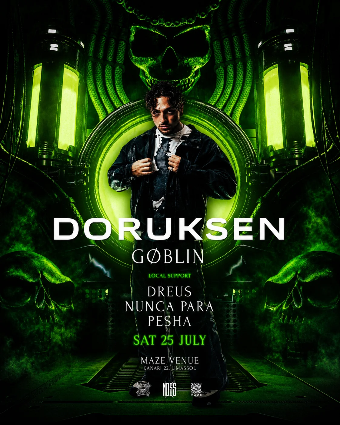 Doruksen & Goblin at MAZE Venue — 25 July, Limassol